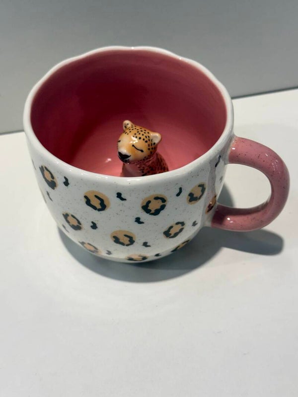 Sass & Belle - Luipaard Mok peekaboo - C17.2