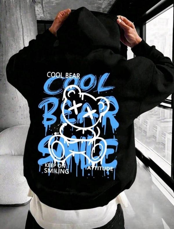 🔥 COOL BEAR HOODIE – STREETSTYLE MUSTHAVE! 🔥