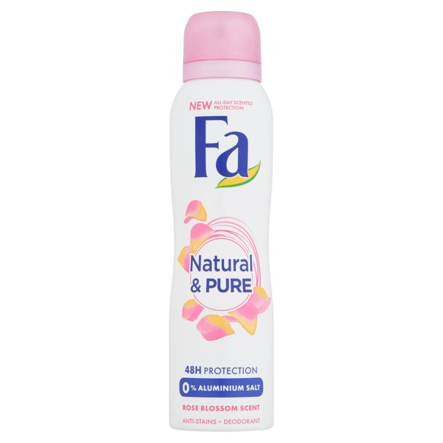 FA Deodorant Spray Natural & Pure Rose 150ml