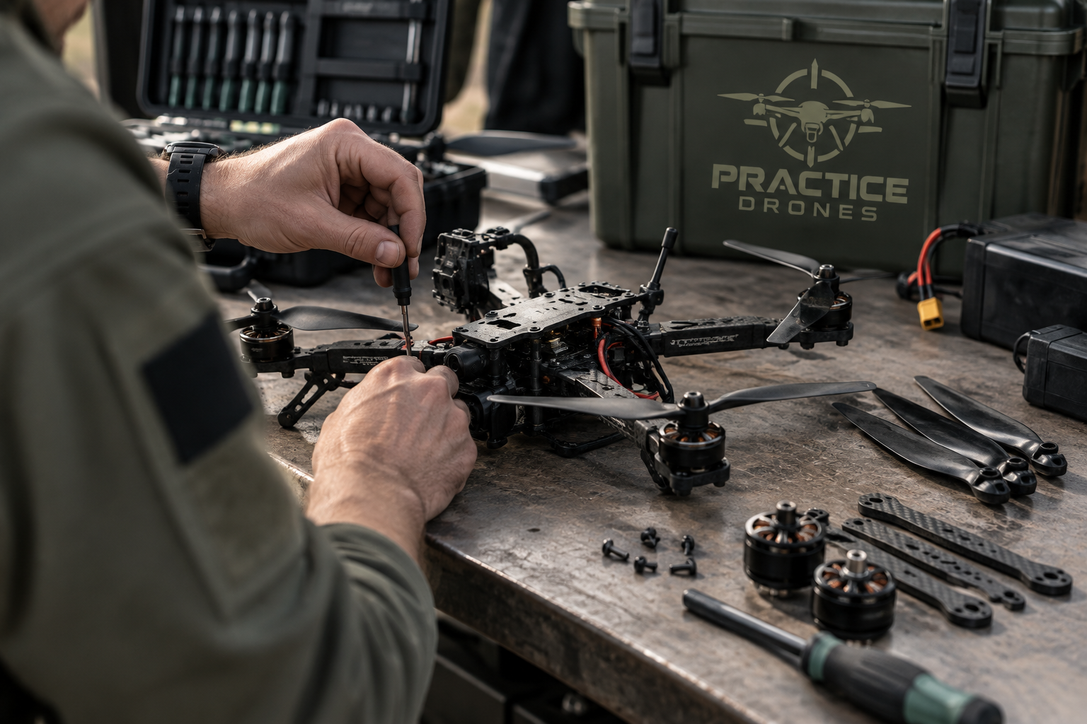 Drone dummy target voor counter-drone training