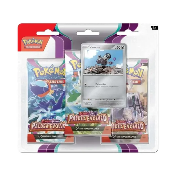 Paldea Evolved 3-Pack Blister(Varoom)