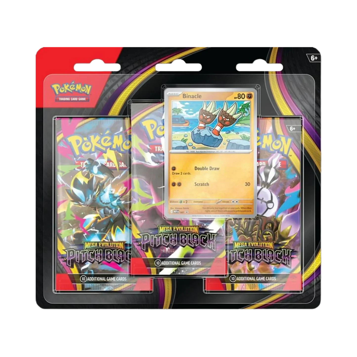 Pitch Black 3-Pack Blister