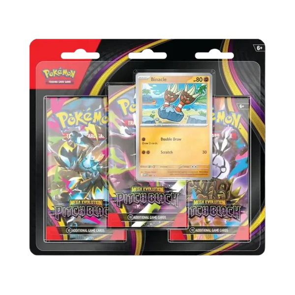 Pitch Black 3-Pack Blister
