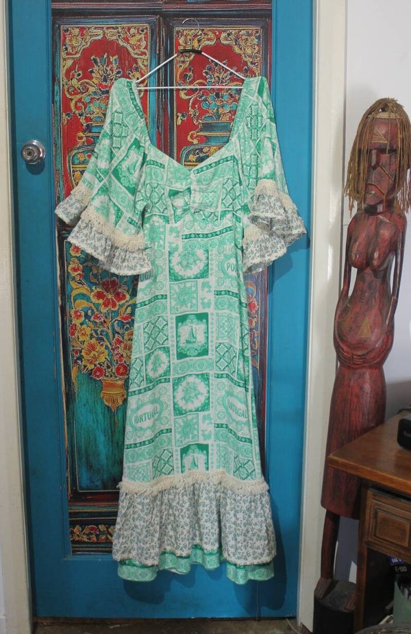 ladies size 12, upcycled sportgirl dress