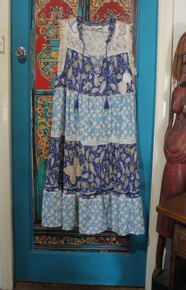 upcycled, Jaase dress, fits 14,16 up to 18, babydoll style dress