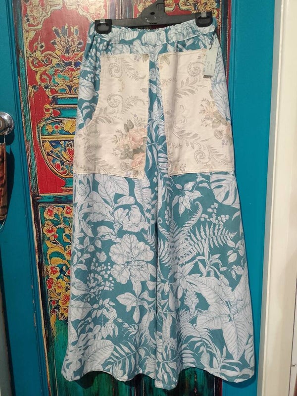 wide leg pants, Handmade, size 10