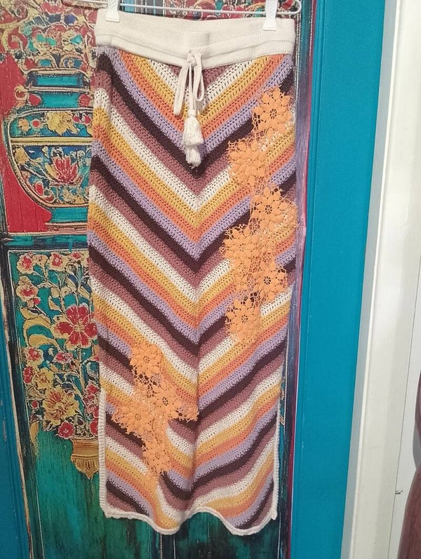brand new upcycled Ghanda skirt, s