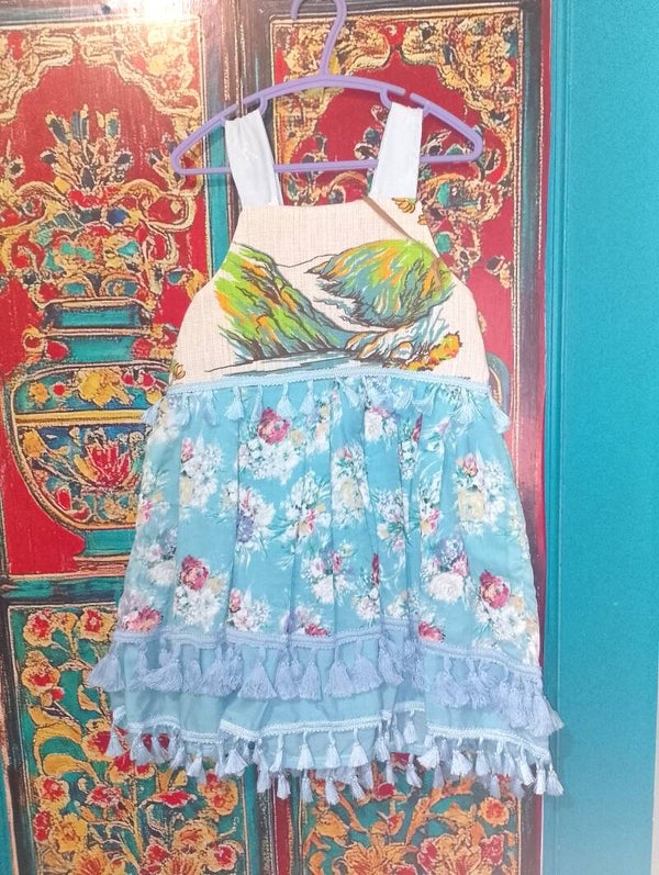 size 7 , tiered adjustable dress