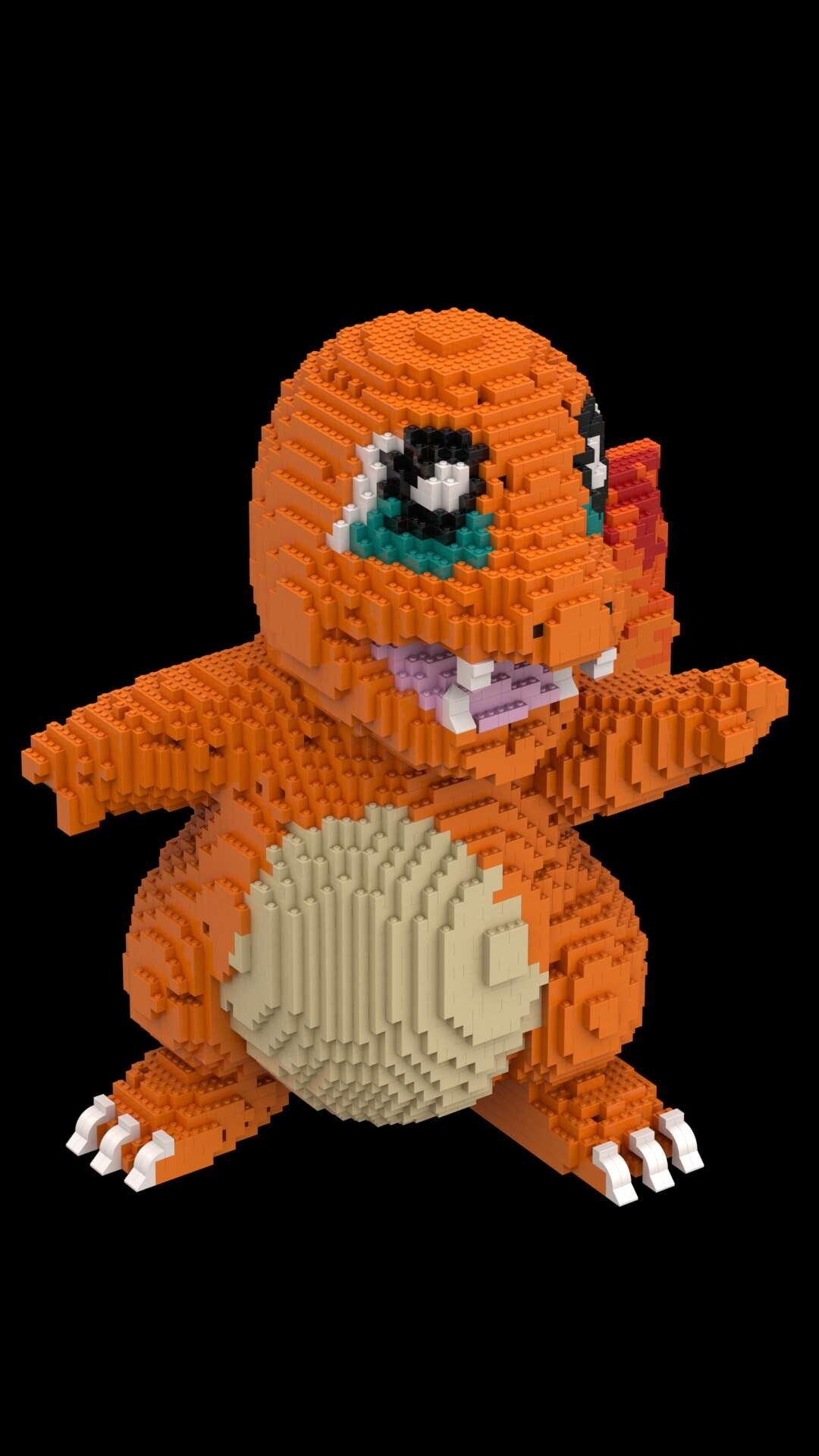 Life Size LEGO Charmander