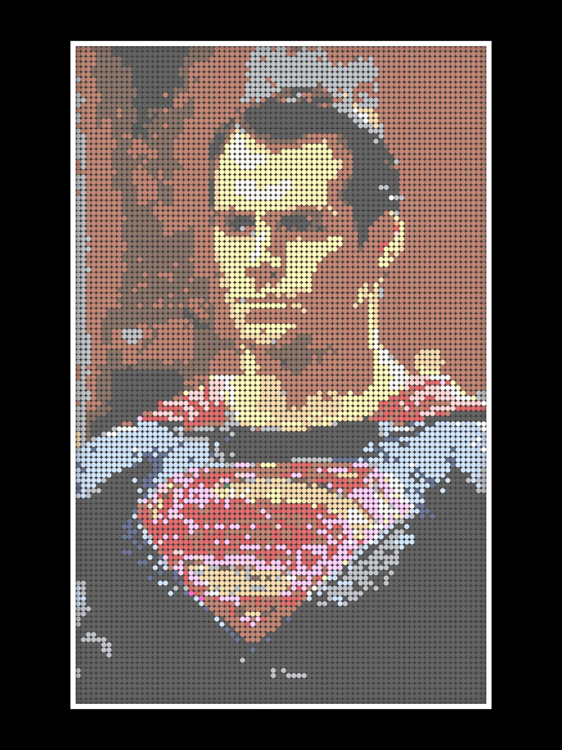 Superman (Full Art) - Brick Mosaic Lego DIY - 70 x 100cm (27" x 40")