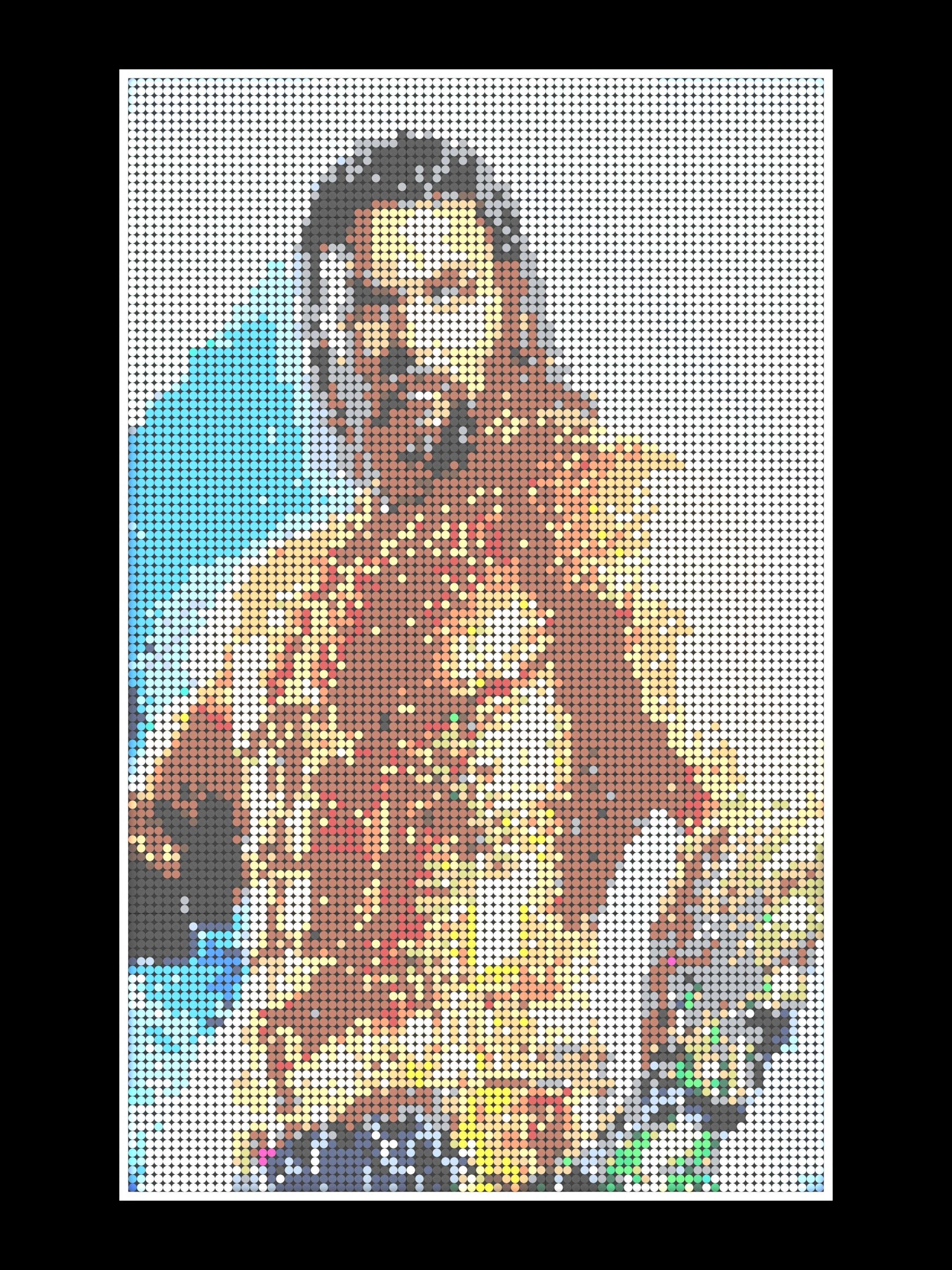 Aquaman (Full Art) - Brick Mosaic Lego DIY - 70 x 100cm (27" x 40")
