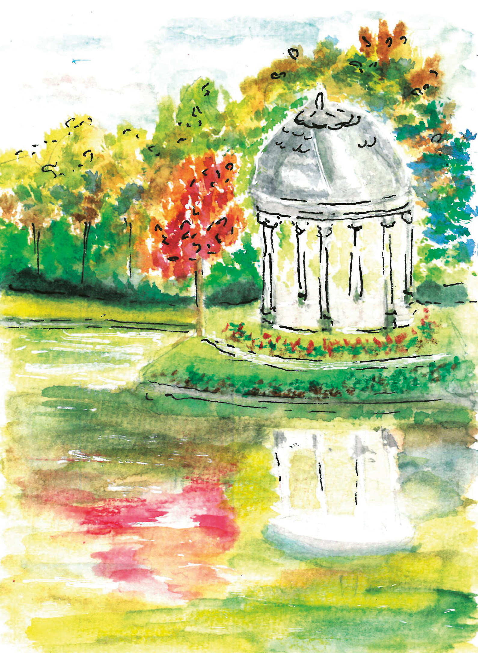 Le parc de l'Orangerie, Strasbourg