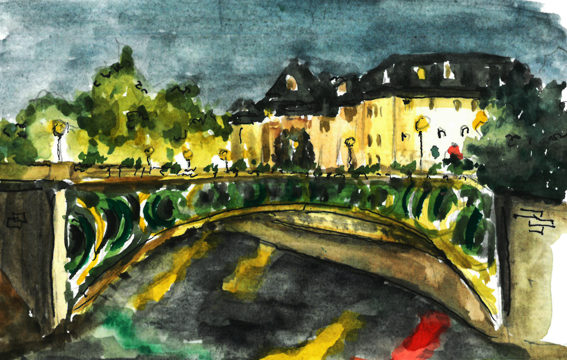 An evening in Strasbourg