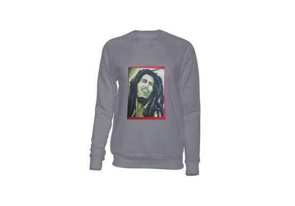 This vintage sweatshirt featuring Bob Marley