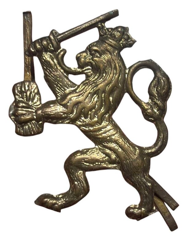 Dutch white lion badge State Police