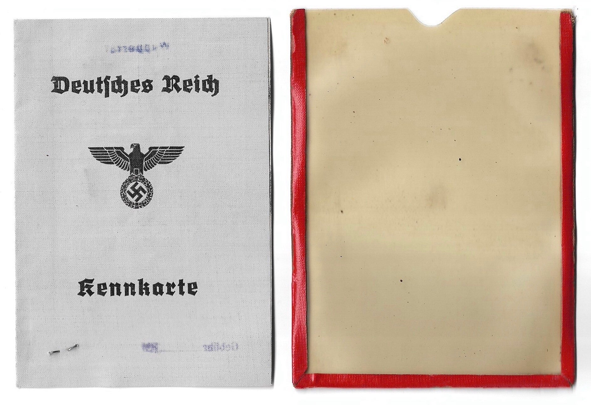 German Kennkarte with cover
