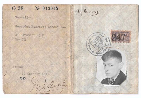 Dutch 'Persoonsbewijs' from Oss