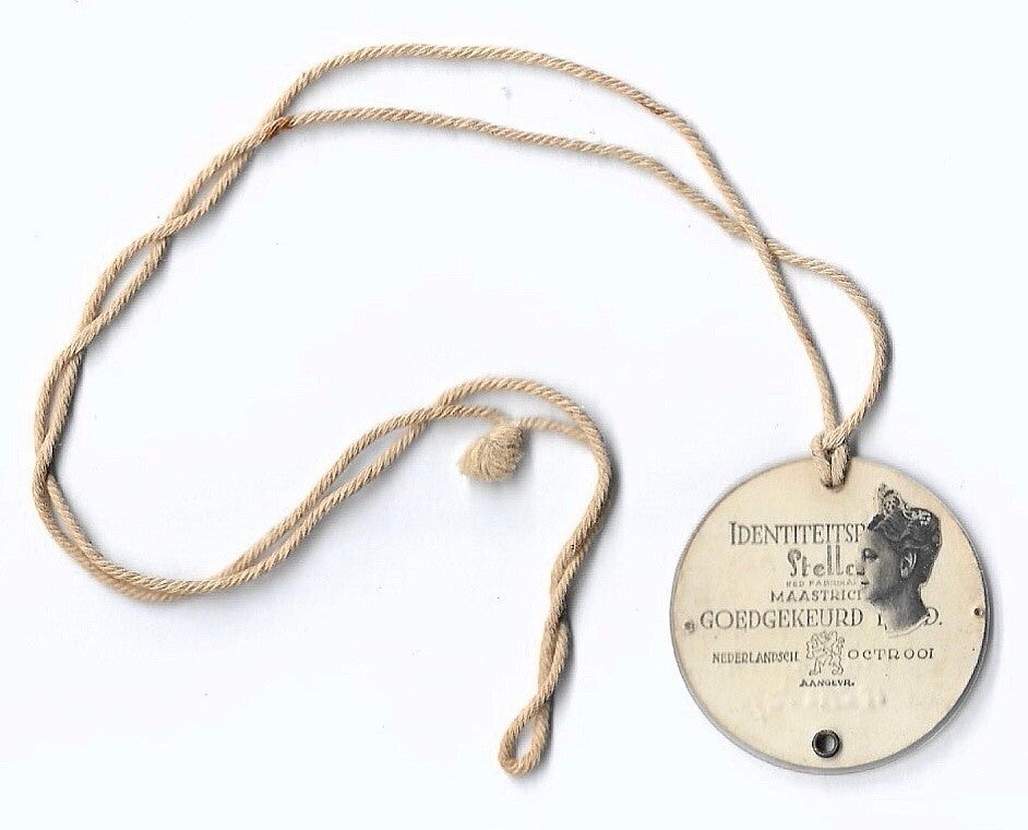 Dutch identity tag from Dordrecht Stella Maastricht