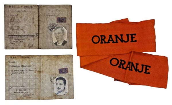 'Persoonsbewijs' set from utrecht/de bilt + Oranje bracelets