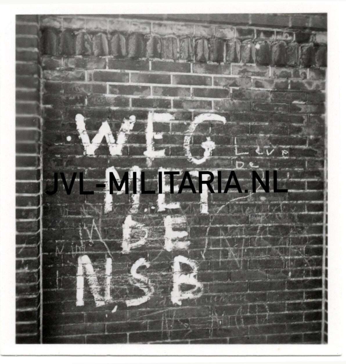 Dutch photo 'Weg met de NSB' The Hague 1941