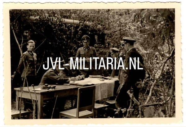 German officers during a staff meeting in the field 1941
