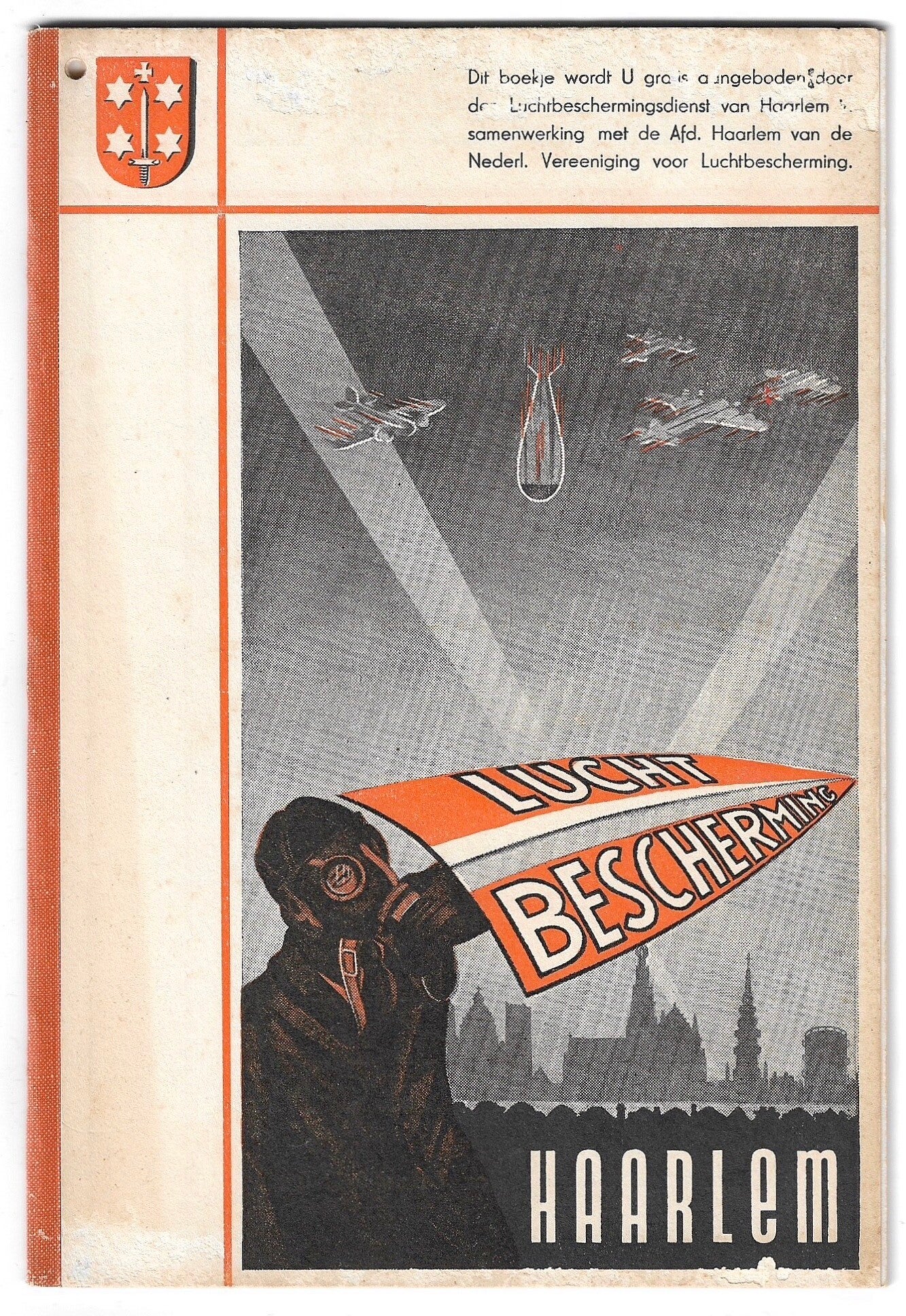 Dutch booklet "Luchtbescherming" Haarlem