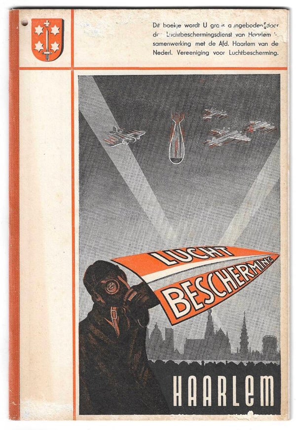 Dutch booklet "Luchtbescherming" Haarlem
