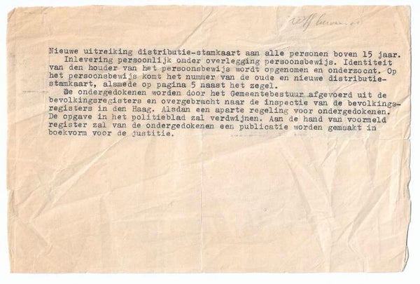 Dutch document Announcement 2nd DSK