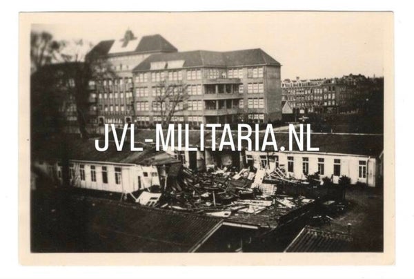 Dutch photo of RAF bombing of Luftwaffe hospital