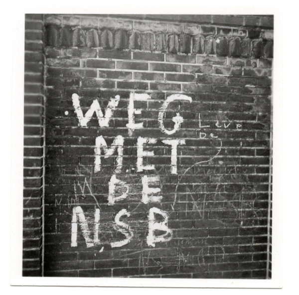 Dutch photo 'Weg met de NSB' The Hague 1941