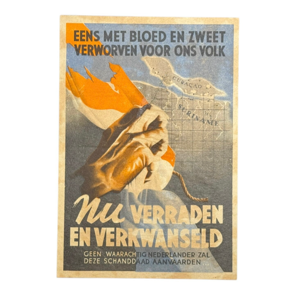 NSB pamphlet "NU verraden en Verkwanseld"