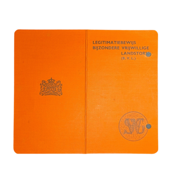 Voluntary landstorm Identity card of a reserve captain
