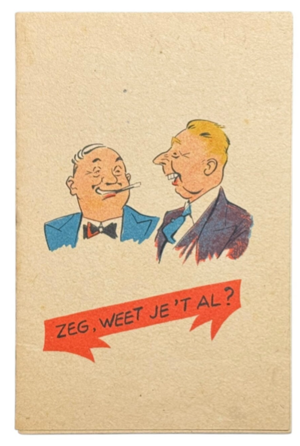 Booklet 'zeg weet gij t' al'