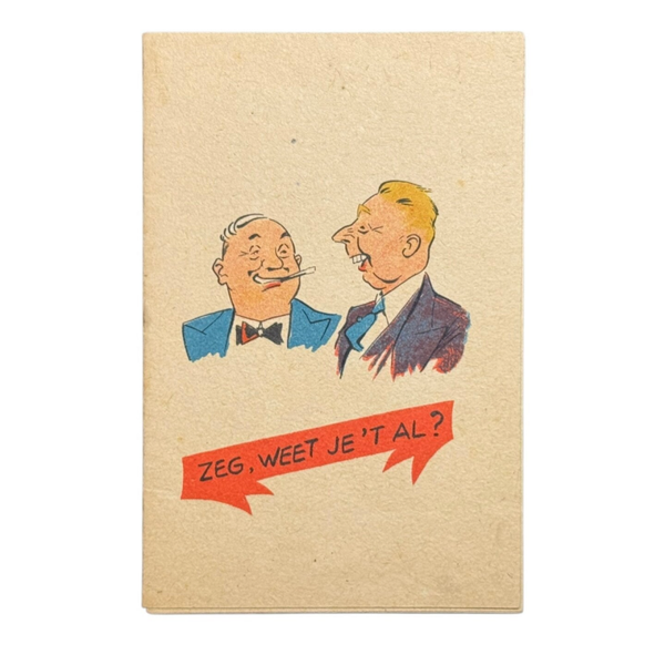 Booklet 'zeg weet gij t' al'