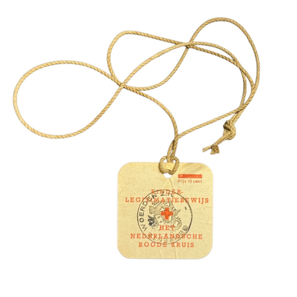 Dutch 'Kinder legitimatiebewijs' from the dutch red cross