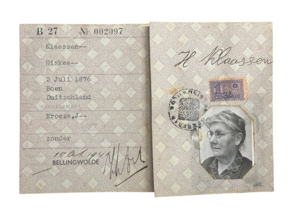 'persoonsbewijs' from Bellingwolde
