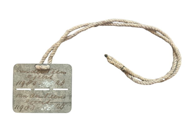 Dutch 'Identification tag' 36RI pre 1940