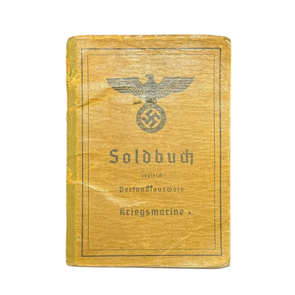 German Soldbuch from The Netherlands 'Vlissingen, Dordrecht and Antwerp'