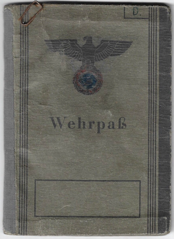 German Wehrpass Landwehr II 1943