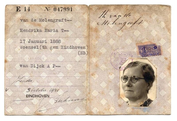 Dutch 'Persoonsbewijs' from Eindhoven