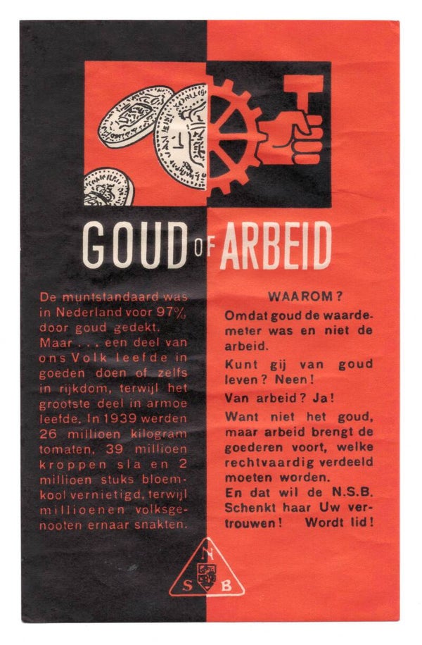 goud en arbeid nsb