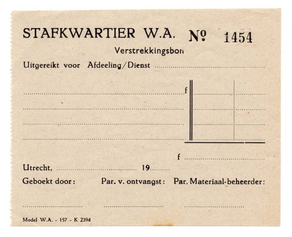 stafkwartie wa documentje blanco