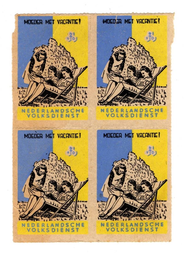 Dutch Volksdienst NVD stamps