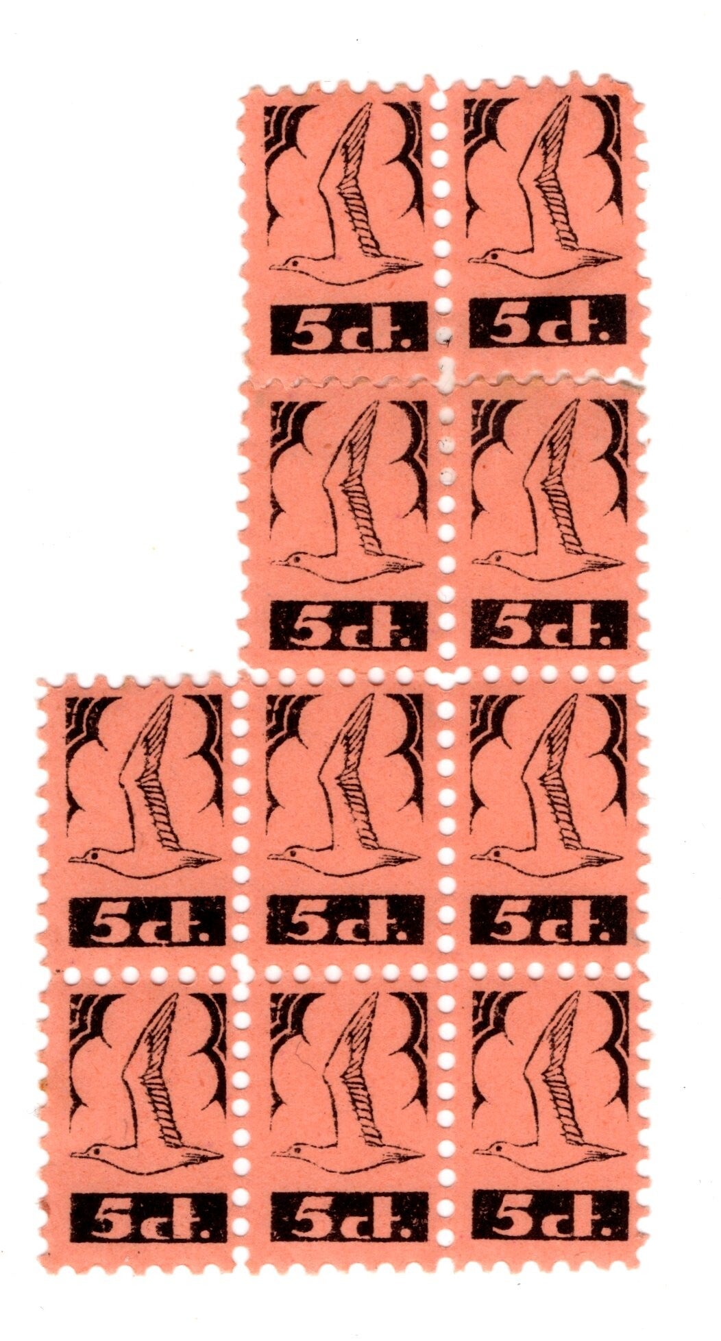 Dutch Nationale Jeugdstorm contribution stamps