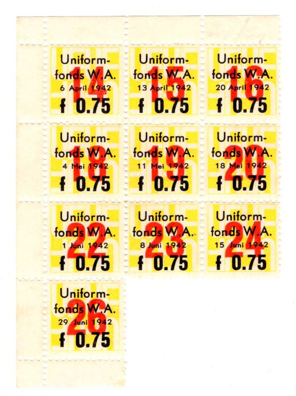 Dutch NSB 'Uniformfonds W. A.' 11 May 1942