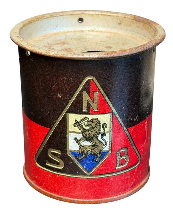 Dutch NSB family savings tin