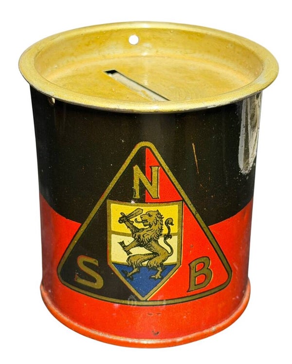Dutch NSB family savings tin