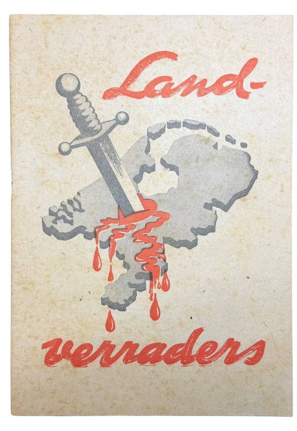 Dutch NSB brochure 'Landverraders' 1941
