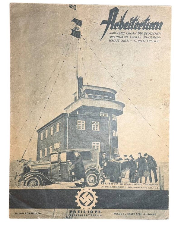 German magazine 'Arbeitertum' 10th year 1940