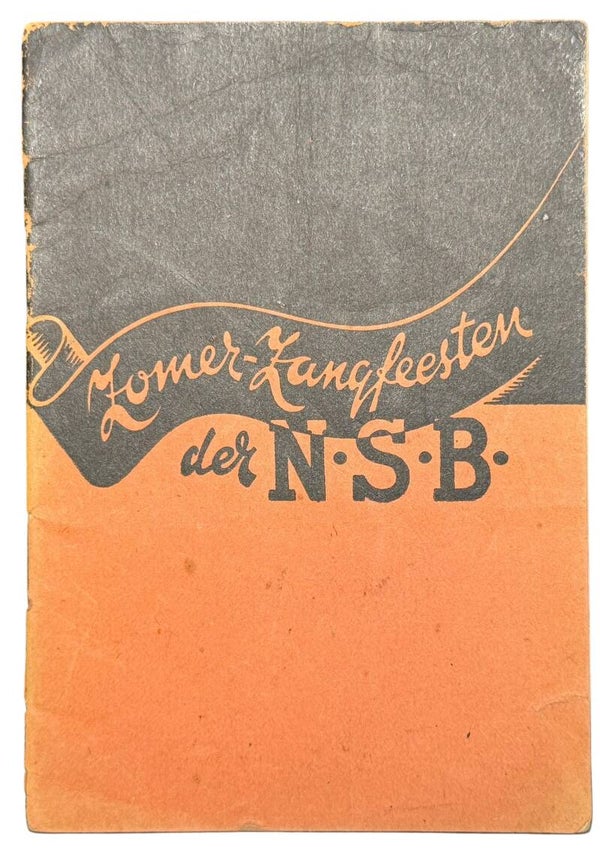 Dutch NSB songbook 'Zomer-zangfeesten der NSB'